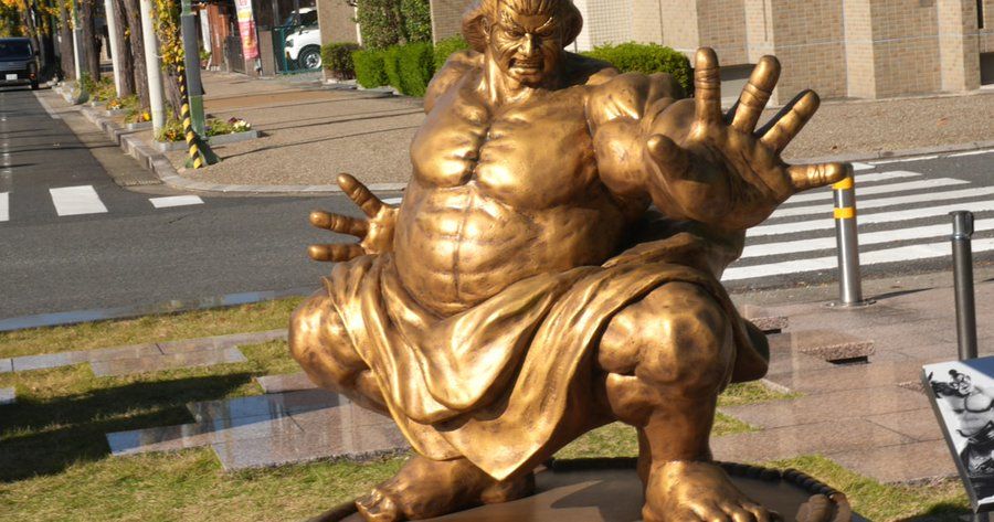 Kashihara City x Street Fighter Tourism Collaboration: E. Honda Bronze Statue