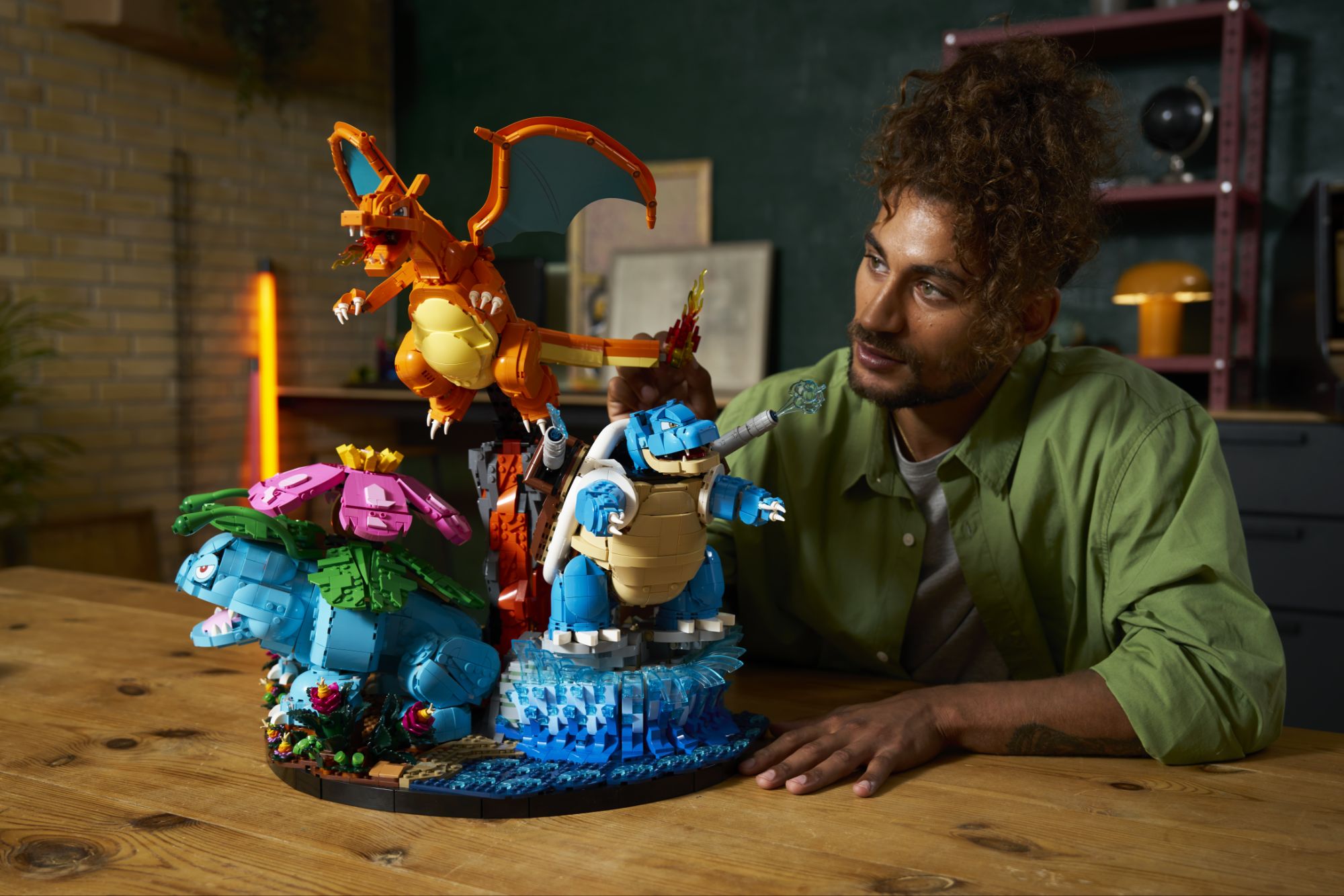 LEGO Pokémon Venusaur, Charizard and Blastoise- Setting Up