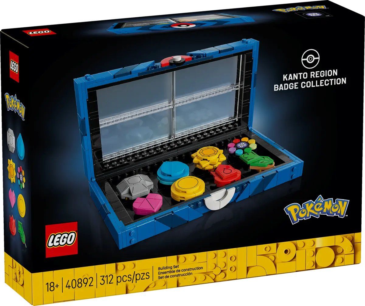 LEGO POKÉMON: Kanto Region Badge Collection Box Art