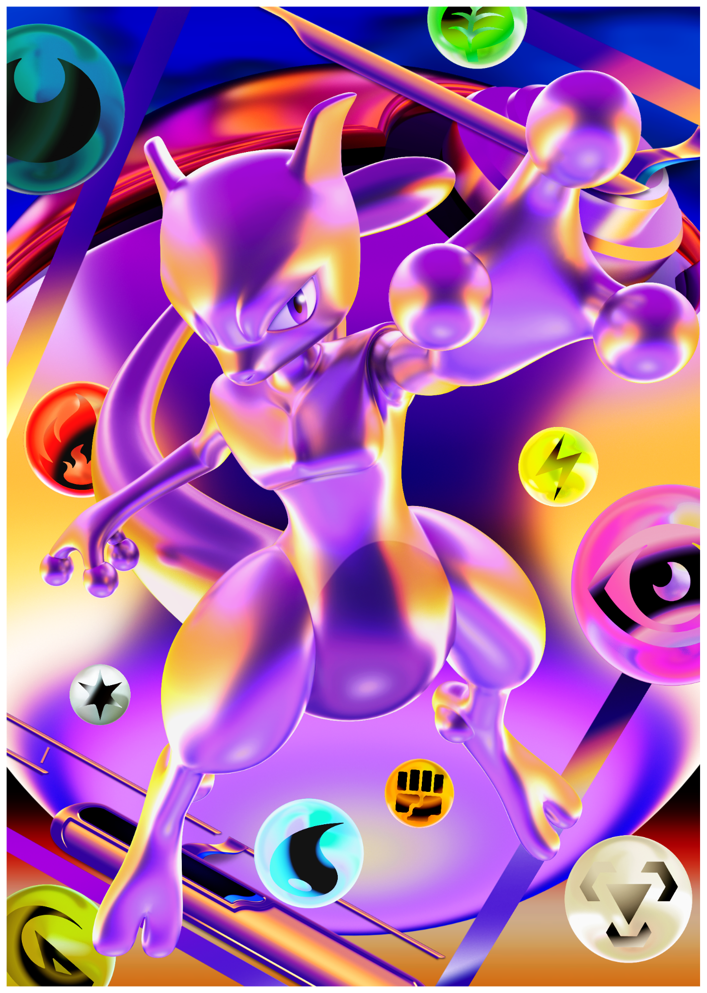 Pokemon TCG Key Visual Mewtwo