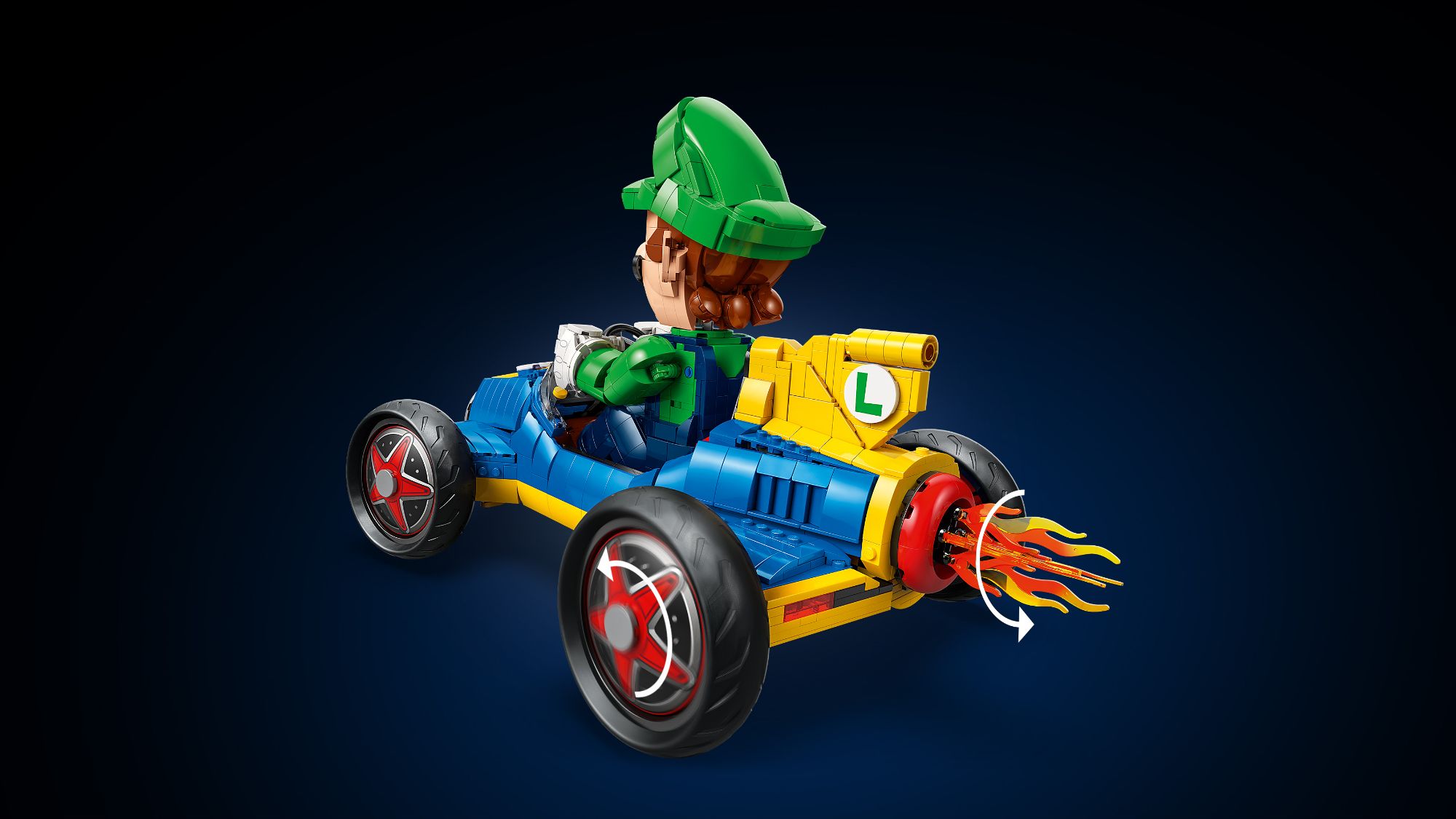 LEGO® Mario Kart: Luigi & Mach 8 (72050) (Back View)