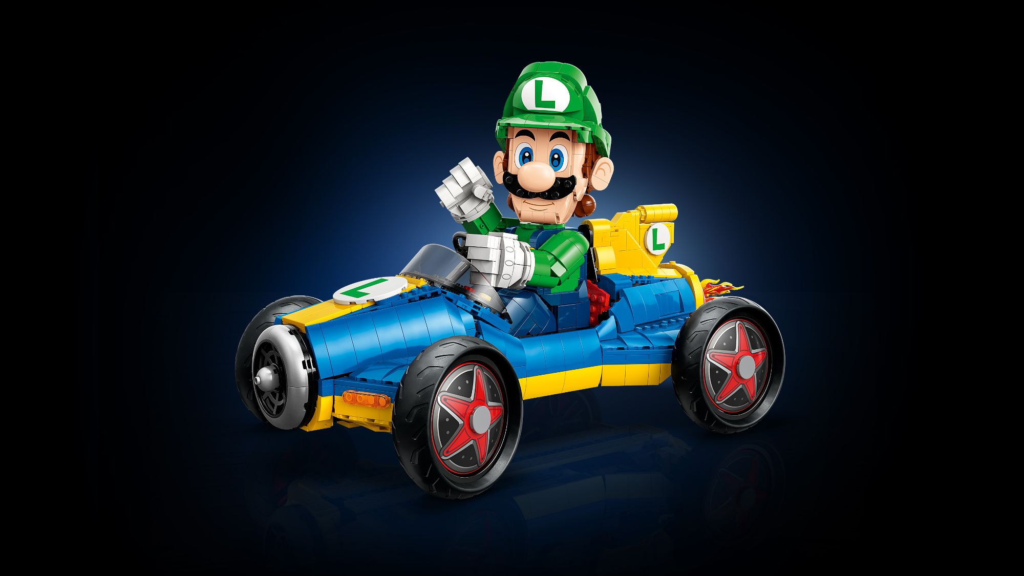 LEGO® Mario Kart: Luigi & Mach 8 (72050) (Alternate Side View)