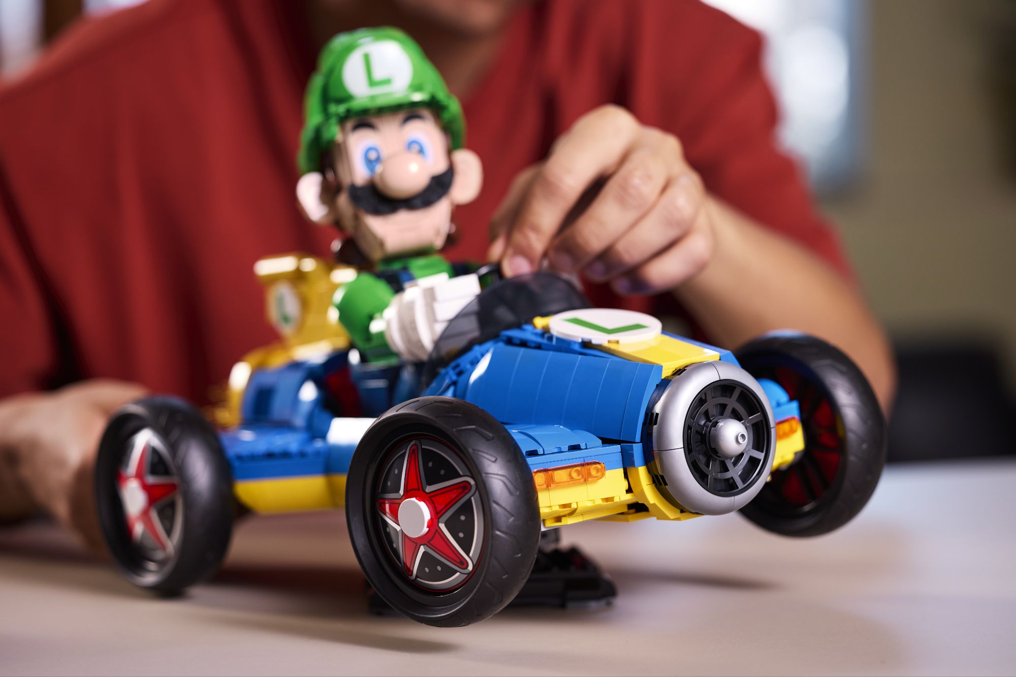 LEGO® Mario Kart: Luigi & Mach 8 (72050) (Assembly View Four)