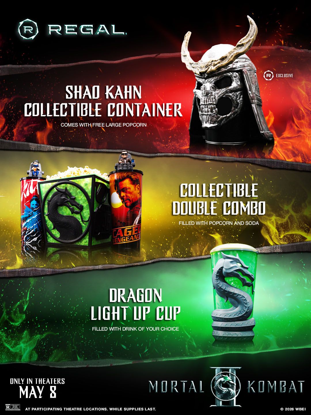 REGAL: Mortal Kombat II Koncession Kollectibles
