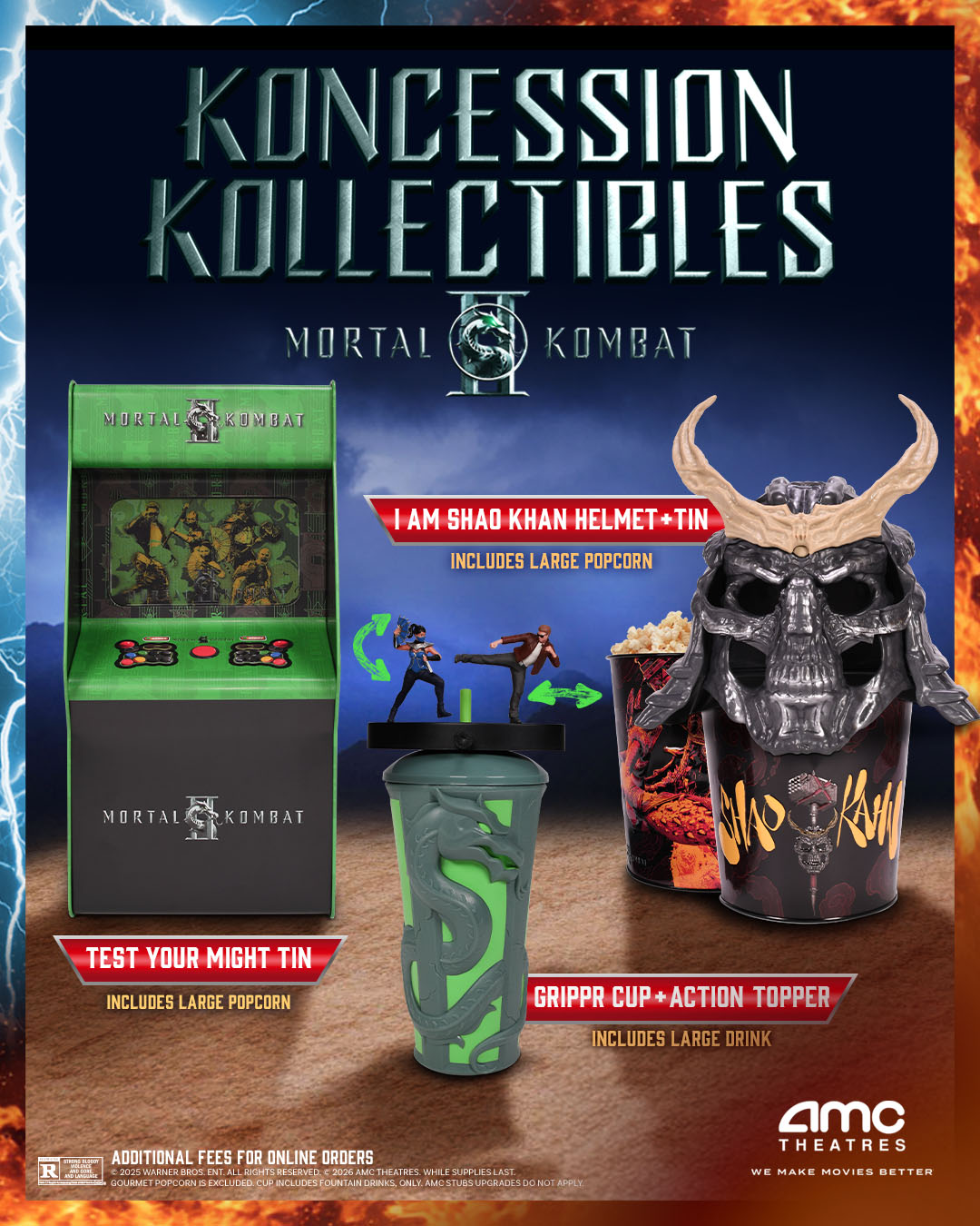 AMC Theatres: Mortal Kombat II Koncession Kollectibles