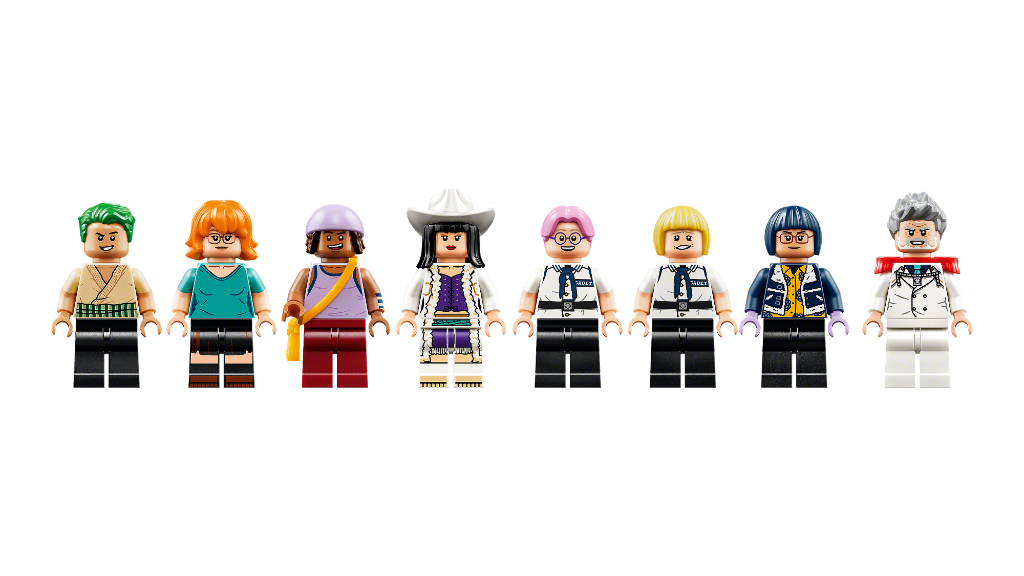 LEGO One Piece: Garp's Marine Battleship Minifigures