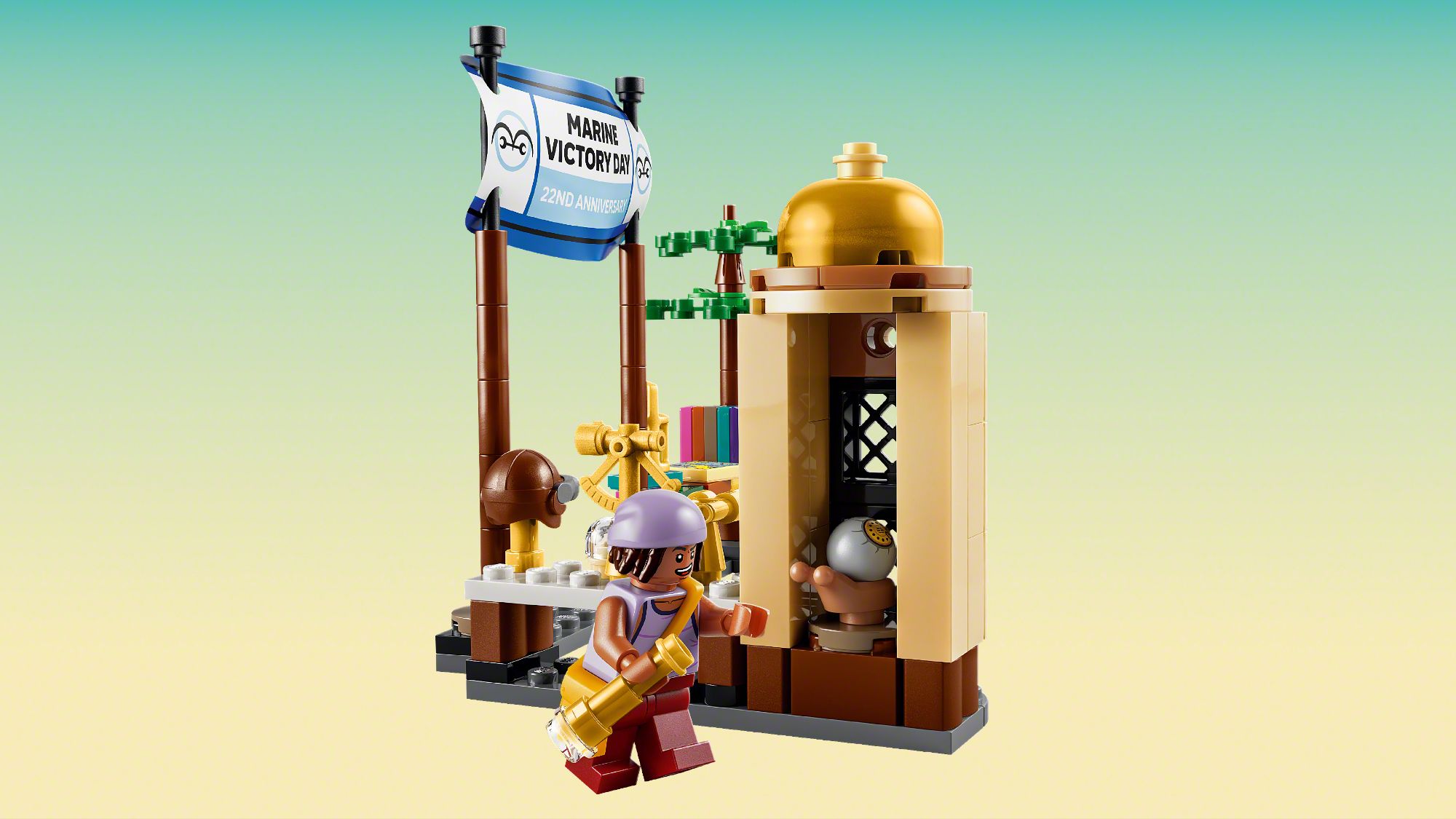 LEGO One Piece: Garp's Marine Battleship: Marine Day Victory