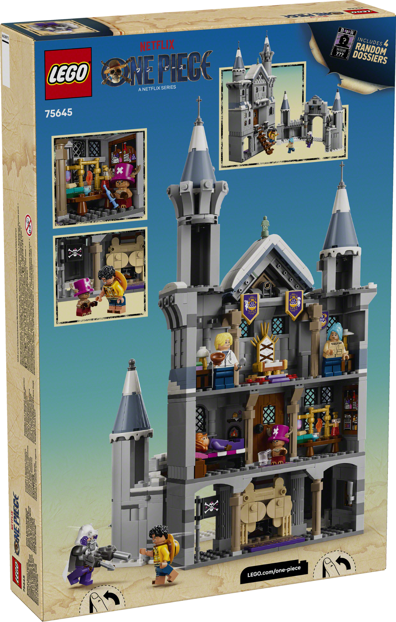 LEGO® ONE PIECE Battle at Drum Castle Box Art (Back)