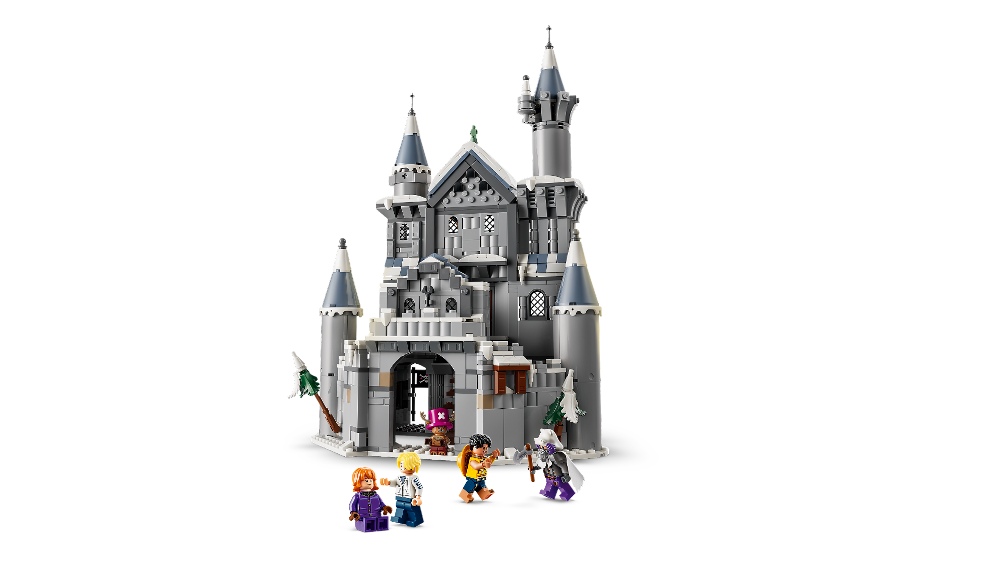 LEGO® ONE PIECE Battle at Drum Castle (Front View)