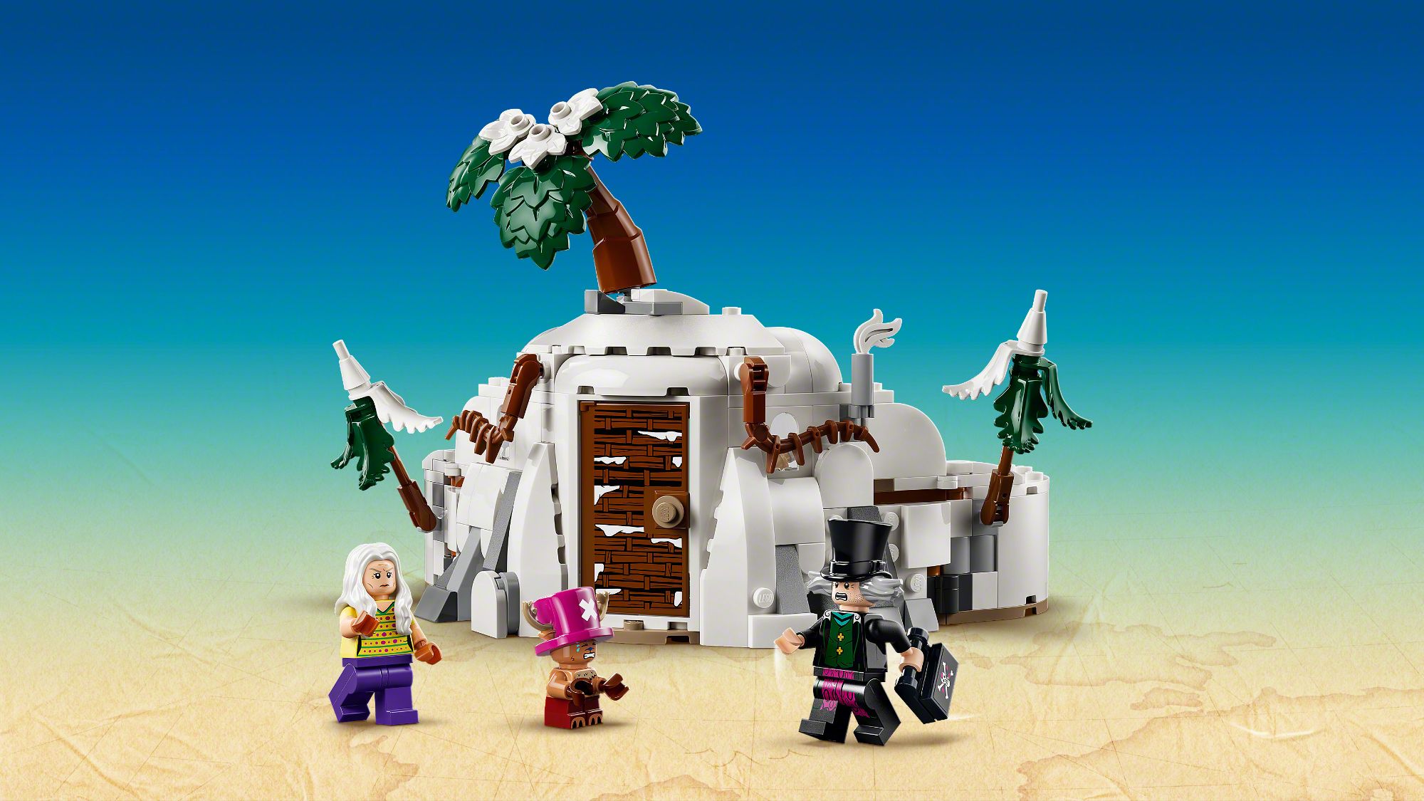 LEGO® ONE PIECE Dr. Hiriluk’s Hideout (Front Display)
