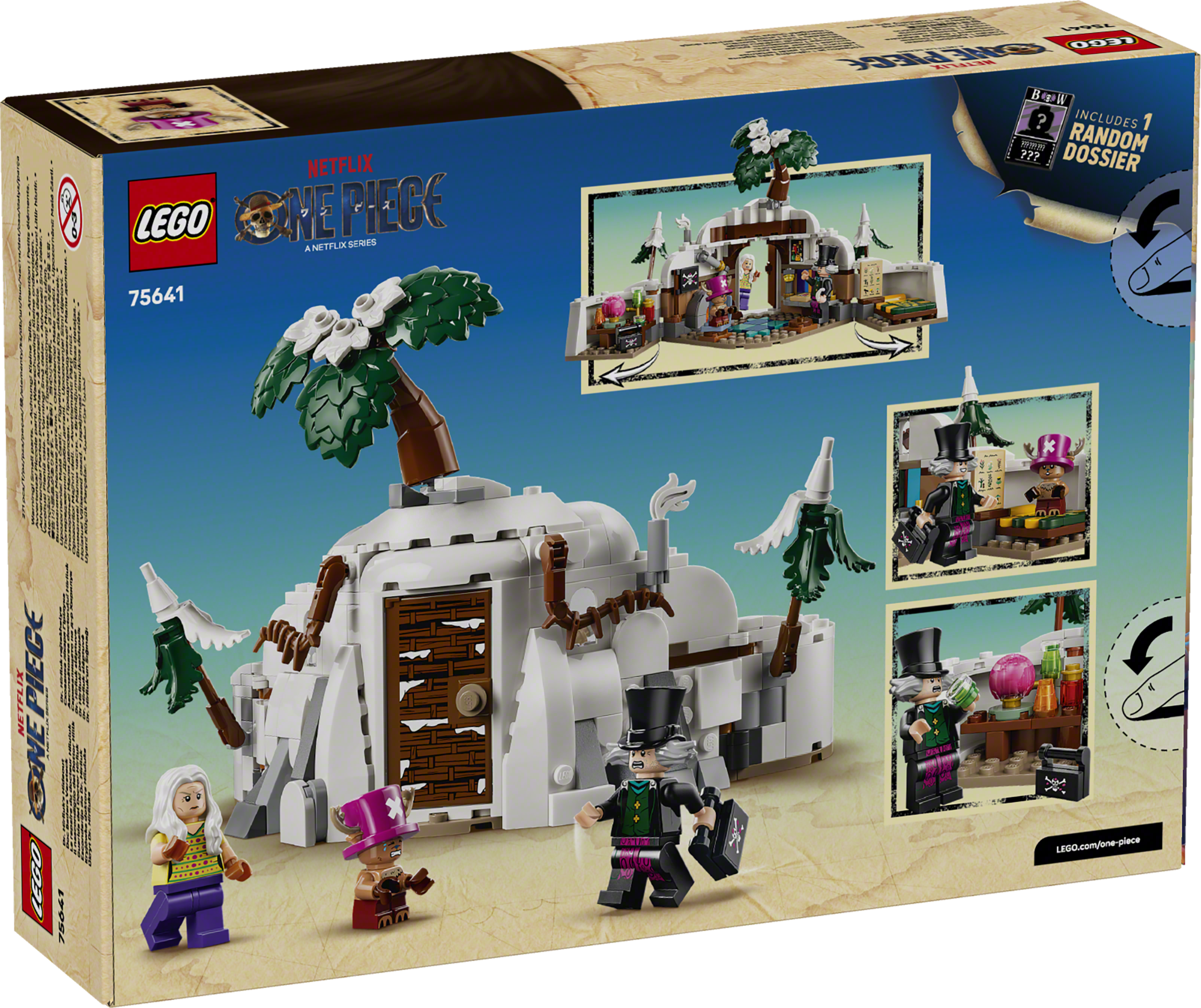 LEGO® ONE PIECE Dr. Hiriluk’s Hideout Box Art (Back)
