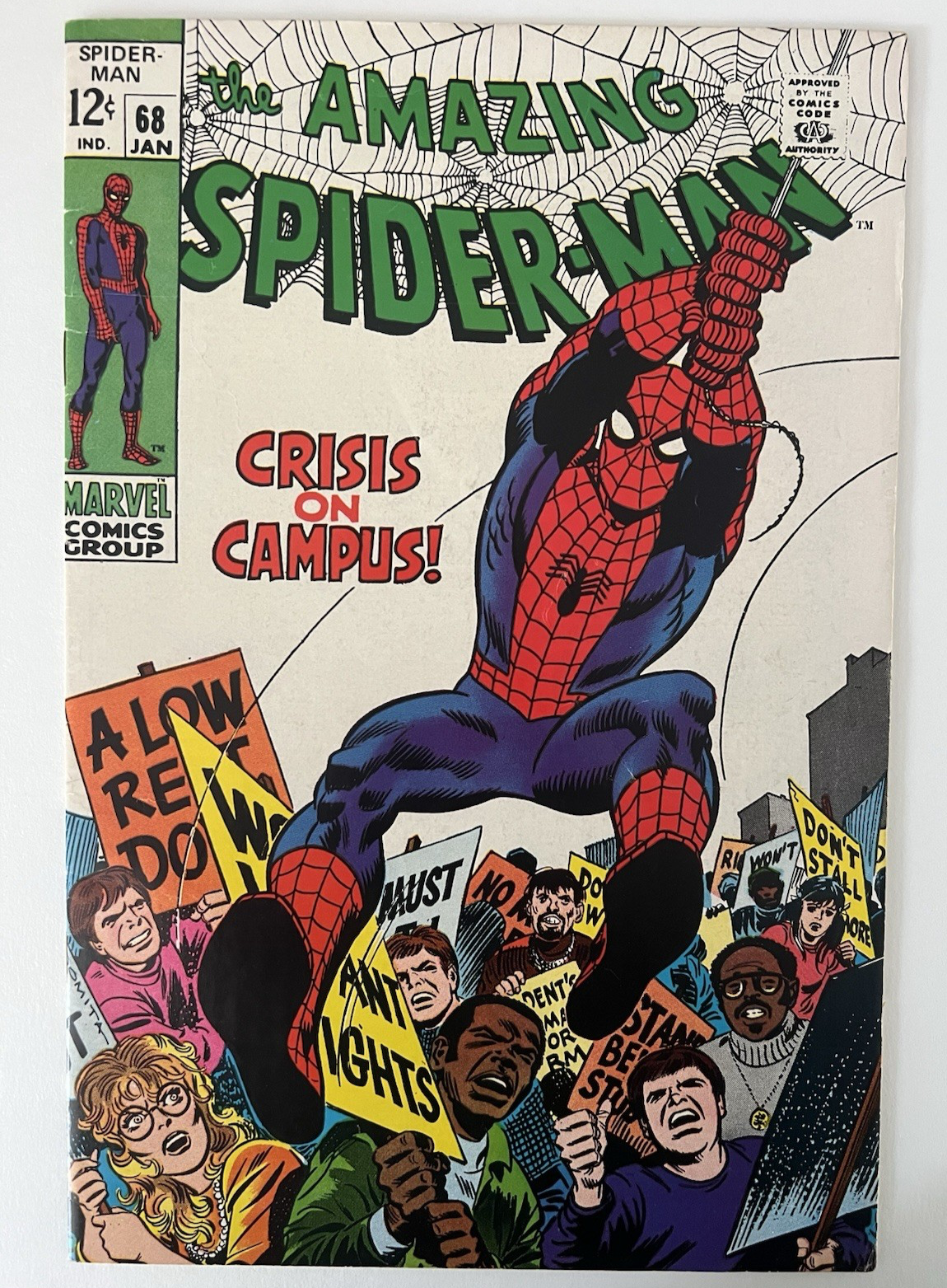The Amazing Spider-Man Issue No. 68 Cover