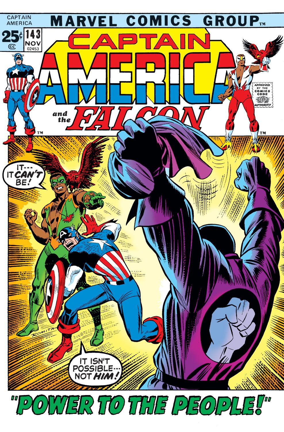 Captain America No. 143 Cover