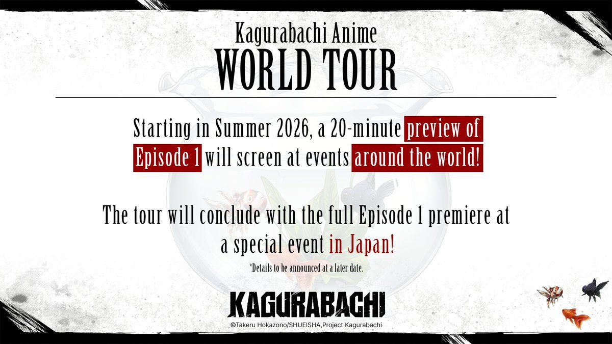 Kagurabachi Anime World Tour Announcement