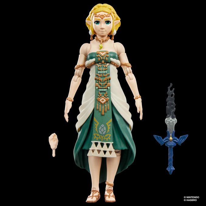 Legend of Zelda "Heroes of Hyrule": Princess Zelda (Front View, two)