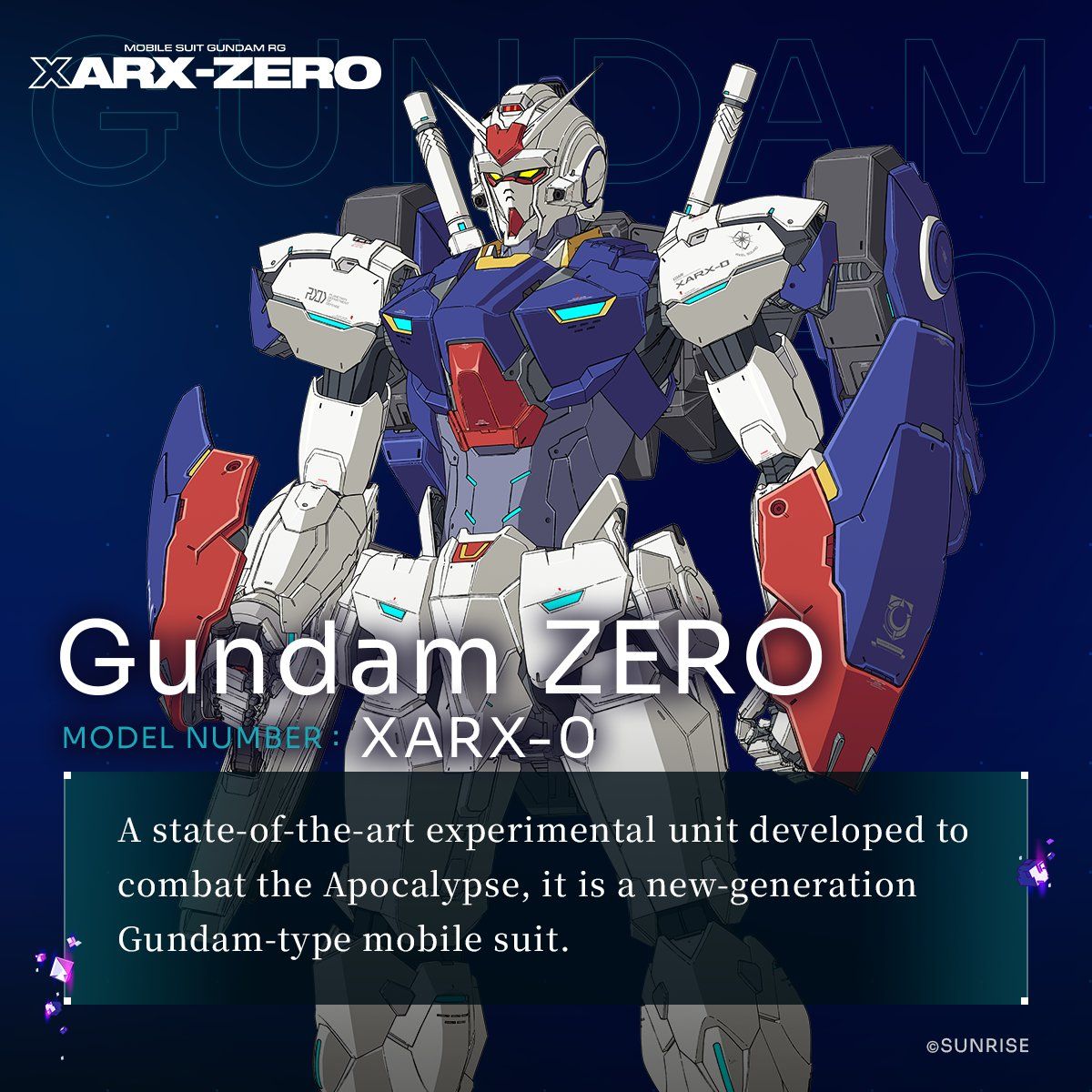 Mobile Suit Gundam RG XARX-ZERO- Gundam Zero Model No. XARX-0