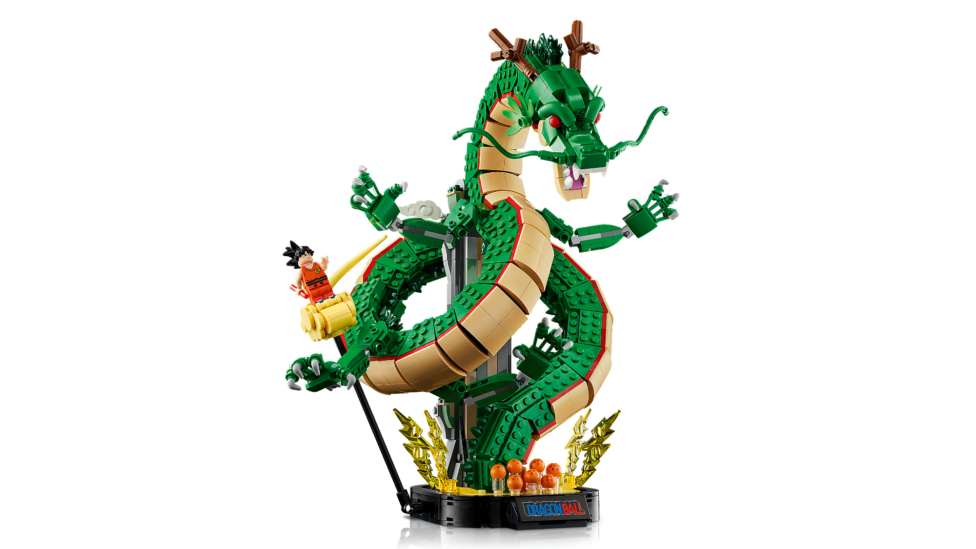 LEGO Icons Dragon Ball Shenron & Goku (11390) building set: Side View (Left)