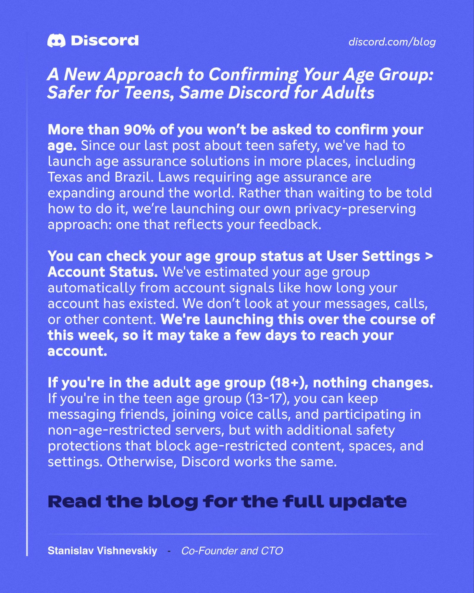 Discord Age-verification (Sept. 2026) 1
