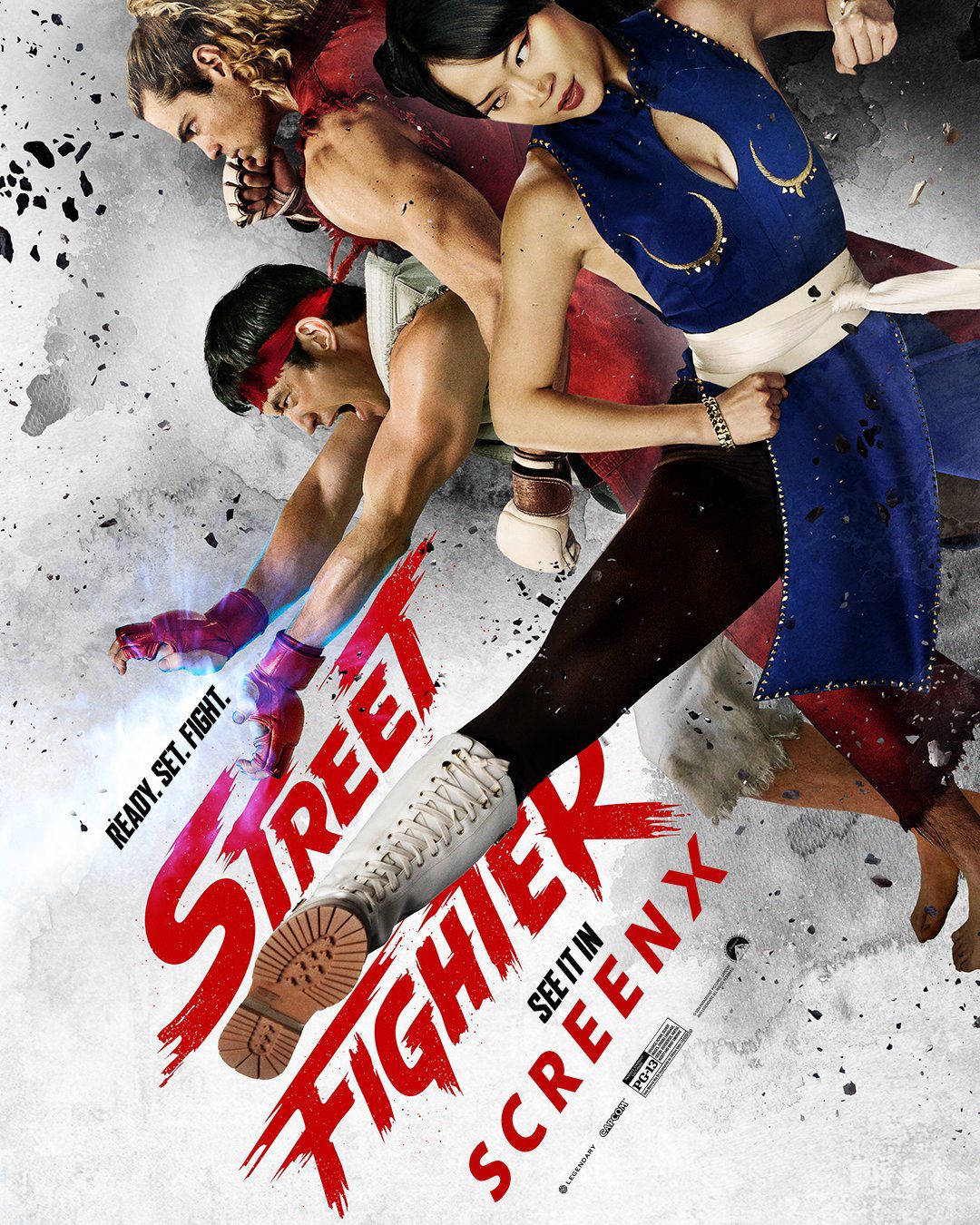 STREET FIGHTER: Ryu, Ken, and Chun-Li (Screen X)